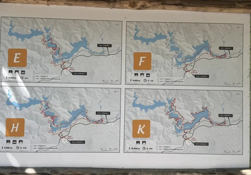 Jeziora Plitwickie - Ile czasu? Plan zwiedzania i trasy
