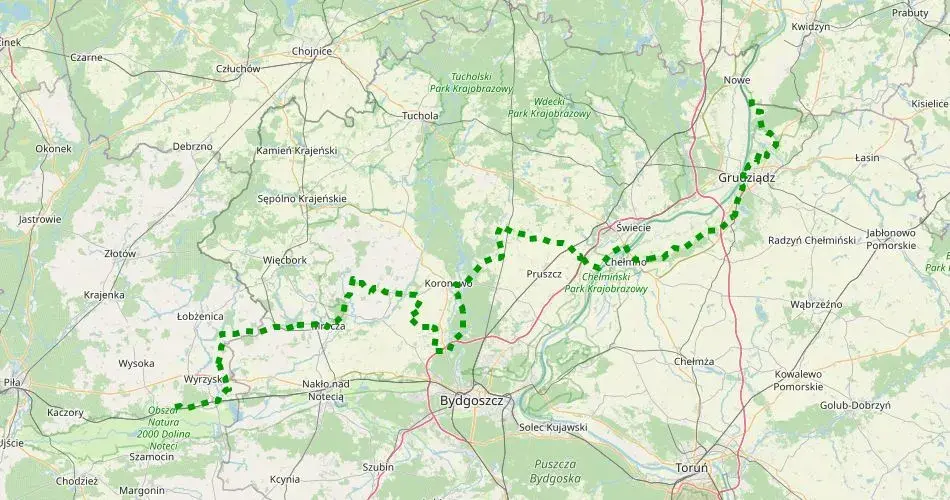 Najlepsze trasy rowerowe w Kujawsko-Pomorskim: mapa i opisy