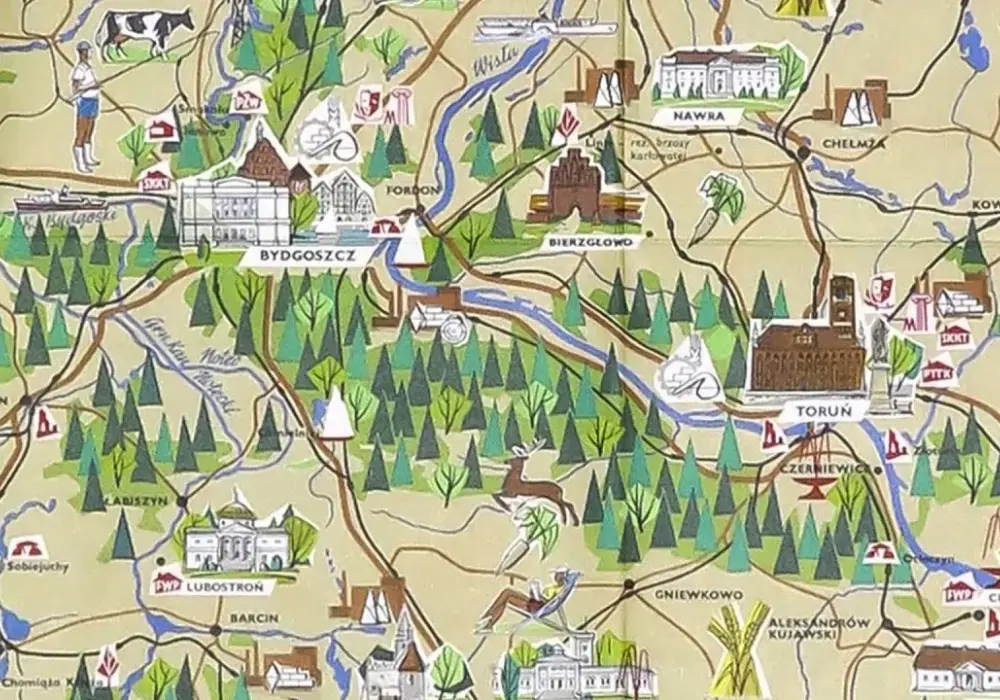 Mapa atrakcji kujawsko-pomorskiego: najciekawsze miejsca regionu