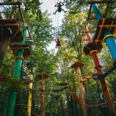 Adrenalina i zabawa czekają na Kaszubach: Park linowy