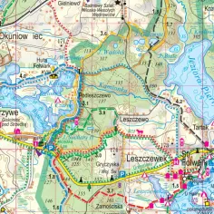 Suwalszczyzna atrakcje: mapa szlaków pieszych i rowerowych, jezioro Pierty, Wigry, ścieżki przyrodnicze.