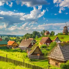 Skansen w Nadolu na Kaszubach: odkryj tradycyjną architekturę regionu