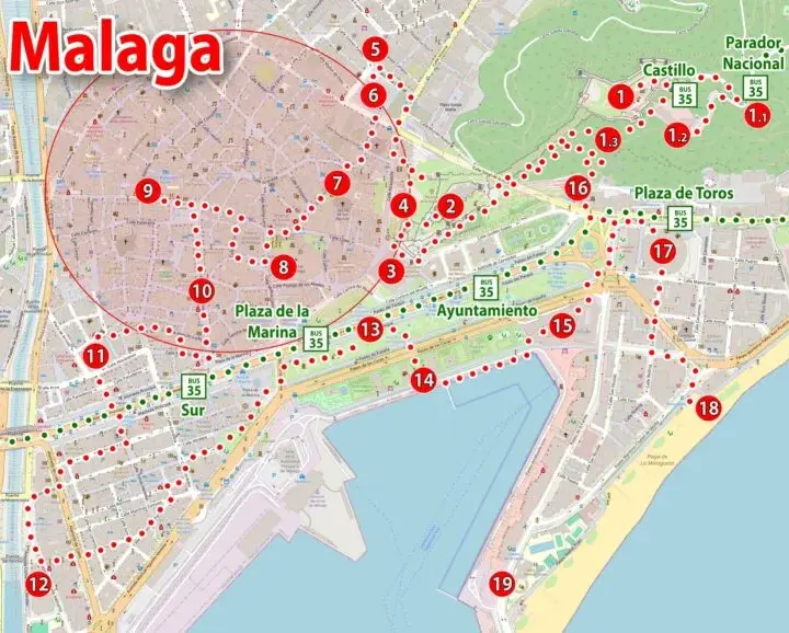 Malaga w PDF: Kompletny przewodnik turystyczny do pobrania