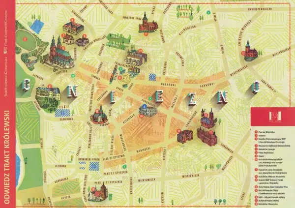 Gniezno i okolice - trasa, która ma sens. Plan wycieczki